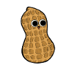 Funny Cute Peanut Comic Cartoon