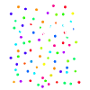 Konfetti Fasching Karneval Bunt