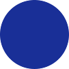 A blue circle