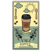 Kaffee Tarot Karte