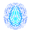 "AQUA" ~ Psychedelic Fish Pattern