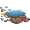 Fusée chien