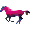 Cheval Low Poly Animaux