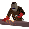Welder at work