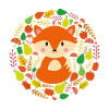 Herbstliches Fuchs Design Geschenkidee Fuchs-Liebe
