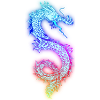 Chinesischer Farb Drachen