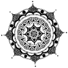 Mandala No. 10 black