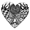 Heart Zentangle patterncontest