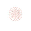 Mandala roots rosegold