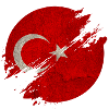 Turkey Circle / Flag Gift National Flag