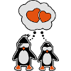penguin heart