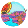 Scottish Stags in Highlands