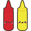 Leuke ketchup en mosterd