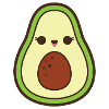Cute avocado