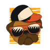 Cool Swag Bulldog