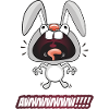 Lustiger Comic Hase!