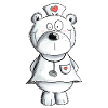 Sjuksköterska Bär Jag Sjuksköterska Teddy Gift Doctor