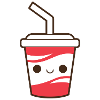 Kawaii soft drink cola