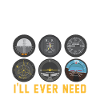 Avion pilote six pack