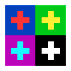 swiss flag in colours