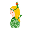 Woman and the nature