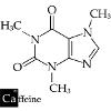 Caffeine structural formula