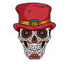 Sugar Skull Hat