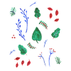Leaves pattern