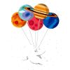 Voyage dans l’espace Drôle Graphique