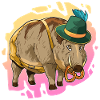 Boar Bayern Lederhose Gift