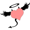 angel devil symbol