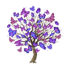 Butterflies tree
