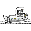 Bateau bateau bateau avec capitaine