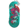 Japanese koi fish red purple