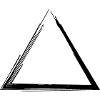 Triangle Grunge Shape Tribal Symbol