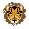 Geometric leopard