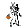 skeleton basketball