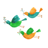 Three birds