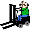 Forklift driver
