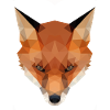 Fox, Fox's Head Polygon Geometric
