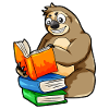 Reading Sloth Read Bookworm Bookworm Bookworm Book