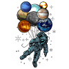 Astronaut Ballons Space Traveler Gift