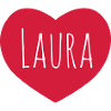 Laura with heart | Love gift