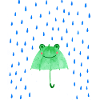 Frosch-Regenschirm