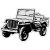 Jeep (mit Hintergrund)