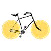 Motif de vélo drôle