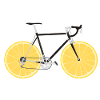 Fruit / fruits: lemon - lemon bicycle