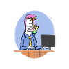 Workaholic Einhorn