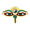 Eyes of Buddha, symbol wisdom & enlightenment,