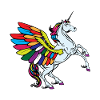 fliegendes Einhorn Fabel